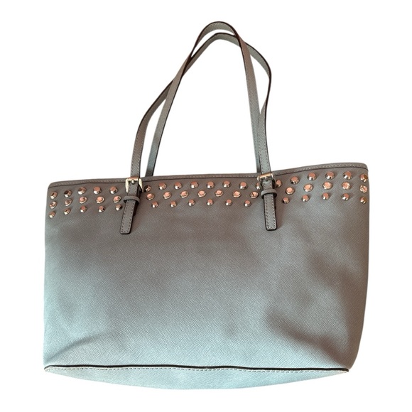MICHAEL Michael Kors Blue Studded Tote - Picture 2 of 13